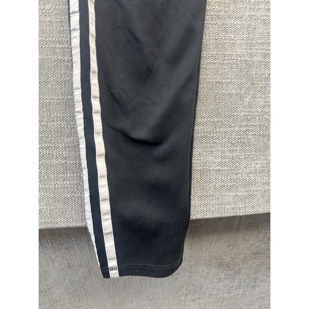 Adidas Aeroready Leggings Womens Large Black 3 Stripes High Rise Athleisure Yoga - Picture 2 of 16